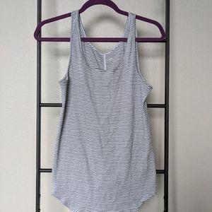 Black and White Striped Gap Tank